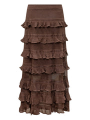 ZIMMERMANN - Tiered Ruffle Skirt