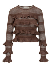 ZIMMERMANN - Panelled Ruffled Top