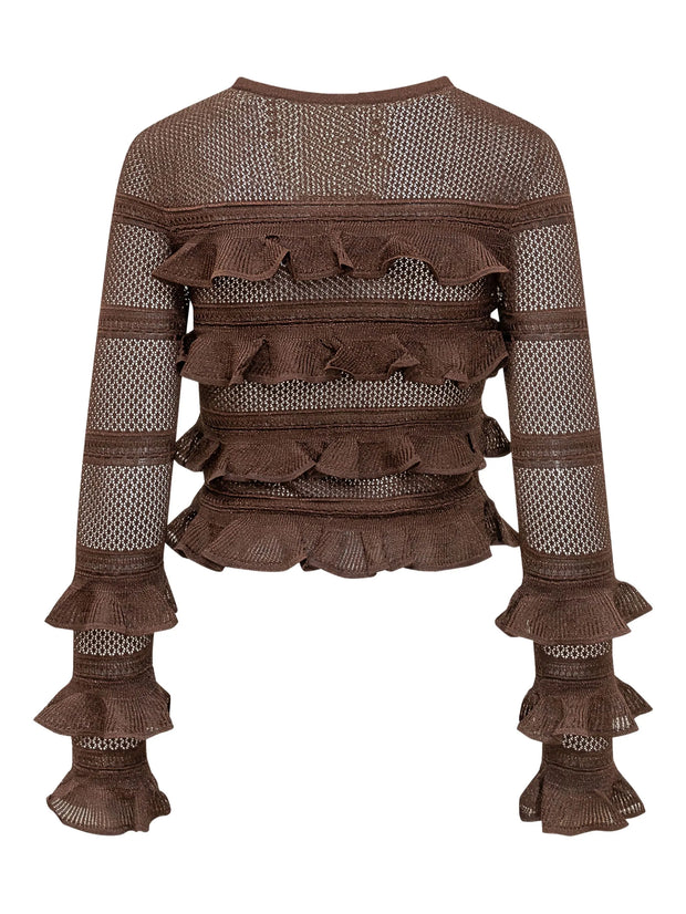 ZIMMERMANN - Panelled Ruffled Top