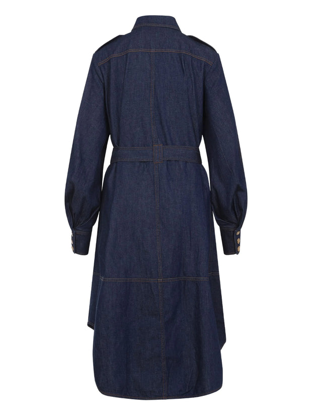 ZIMMERMANN - Belted Denim Shirt Dress