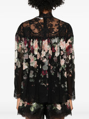 ZIMMERMANN - Hypnotic Lace-Insert Pleated Blouse