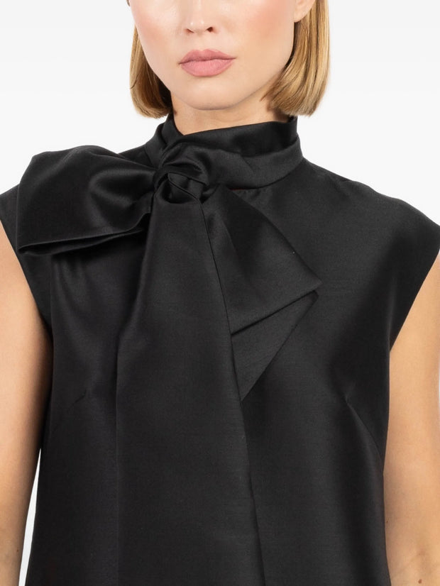 ZIMMERMANN - Tie-Neck Flared Mini Dress