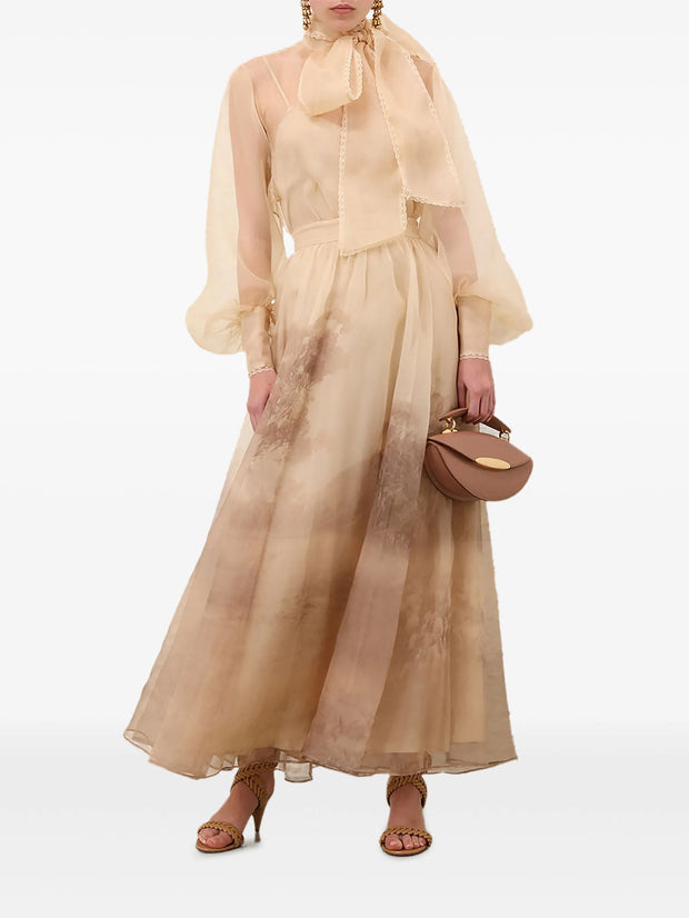 ZIMMERMANN - Memento Organza Maxi Skirt
