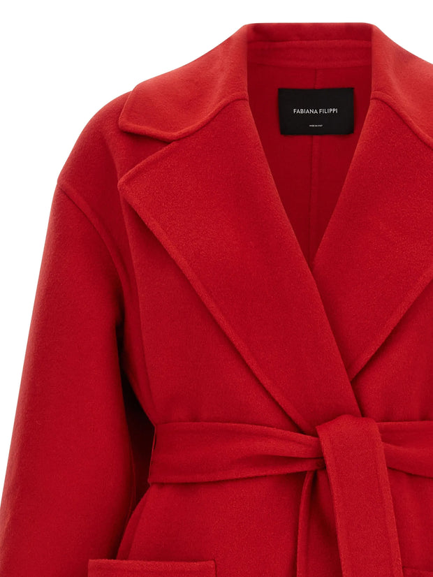 FABIANA FILIPPI - Belted-Lapel Coat