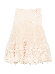 ZIMMERMANN - Floral-Applique Midi Skirt