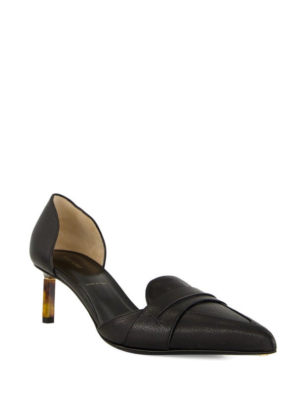 TOM FORD - 85mm Leather Pointed-Toe Pumps