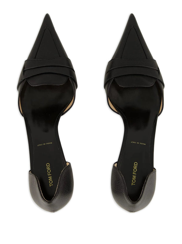 TOM FORD - 85mm Leather Pointed-Toe Pumps