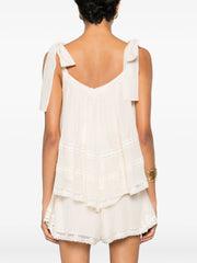 ZIMMERMANN - Tie-Shoulder Lace Top
