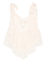 ZIMMERMANN - Tie-Shoulder Lace Top