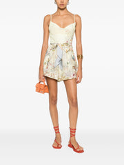 ZIMMERMANN - Floral-Tie Playsuit