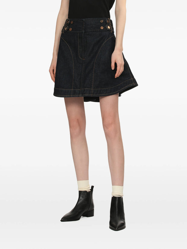 ZIMMERMANN - Denim Mini Skirt