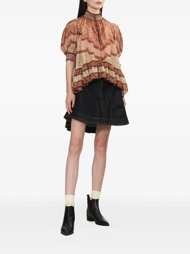 ZIMMERMANN - Denim Mini Skirt