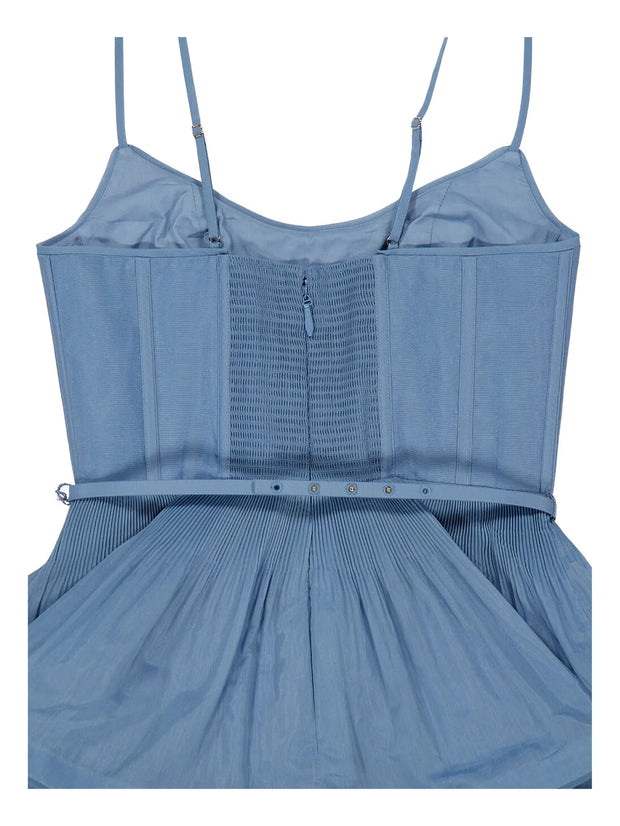 ZIMMERMANN - Pleated Tiered Midi Dress