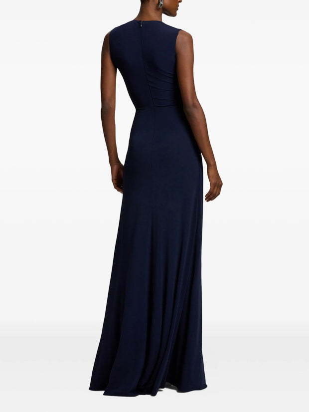 Ralph Lauren Collection - Twist Pleated Maxi Evening Dress