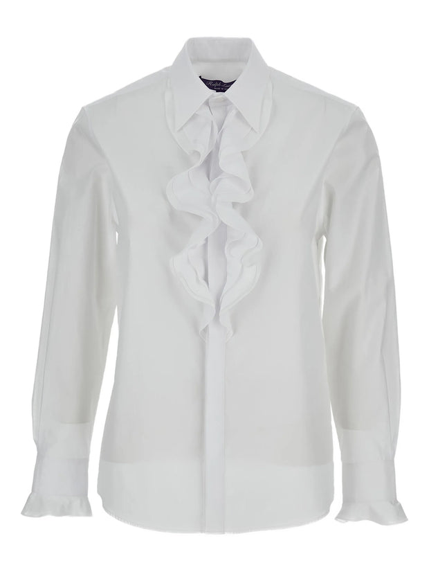 Ralph Lauren Collection - Fringe-Detailed Long-Sleeves Shirt