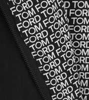 Tom Ford - logo-embroidered cropped bomber jacket
