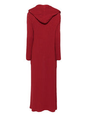 Amalfi Cashmere Cardigan - Red La Scala