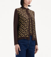 Oscar de la Renta - Chain Print Cardigan