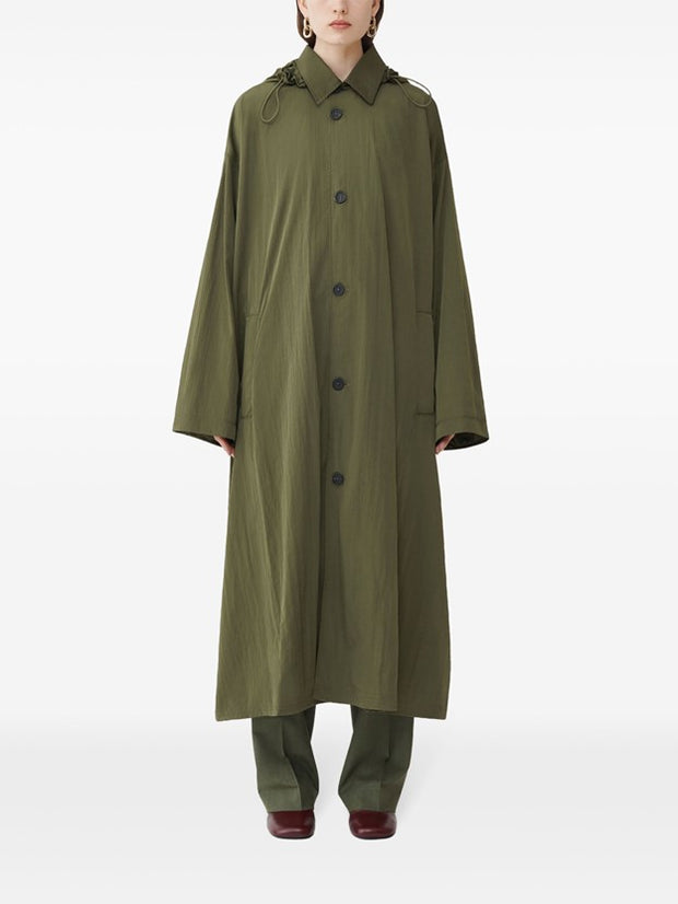 FABIANA FILIPPI - Hooded Technical-Jersey Parka Coat