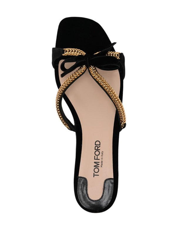 TOM FORD - Velvet Sandals