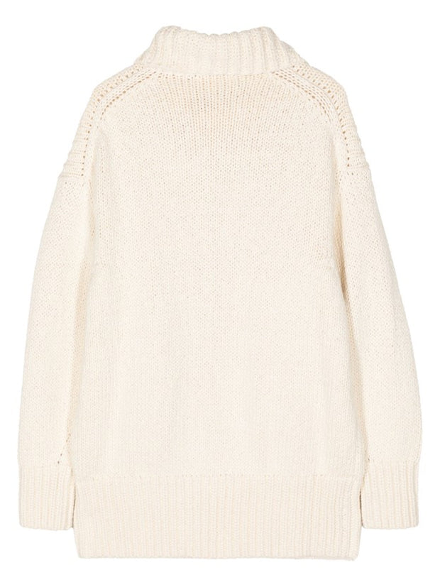 LoveShack Fancy - Roll-Neck Knit Jumper