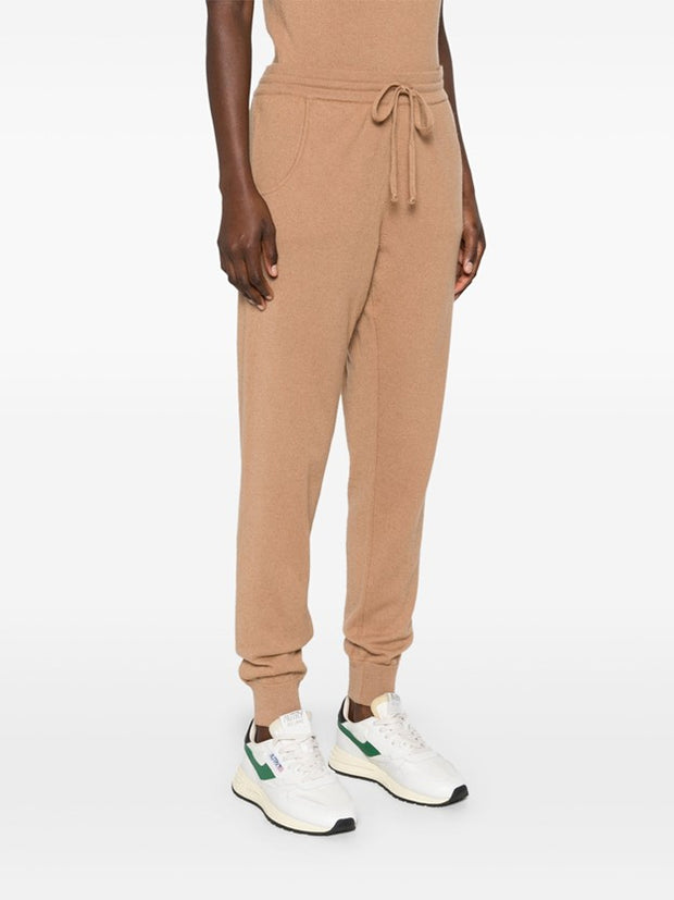 Milano Drawstring Cashmere Joggers - Dune