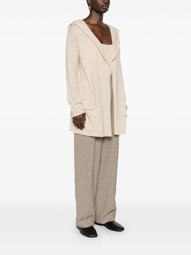 Napoli Lightweight Cashmere Cardigan - Chinchilla