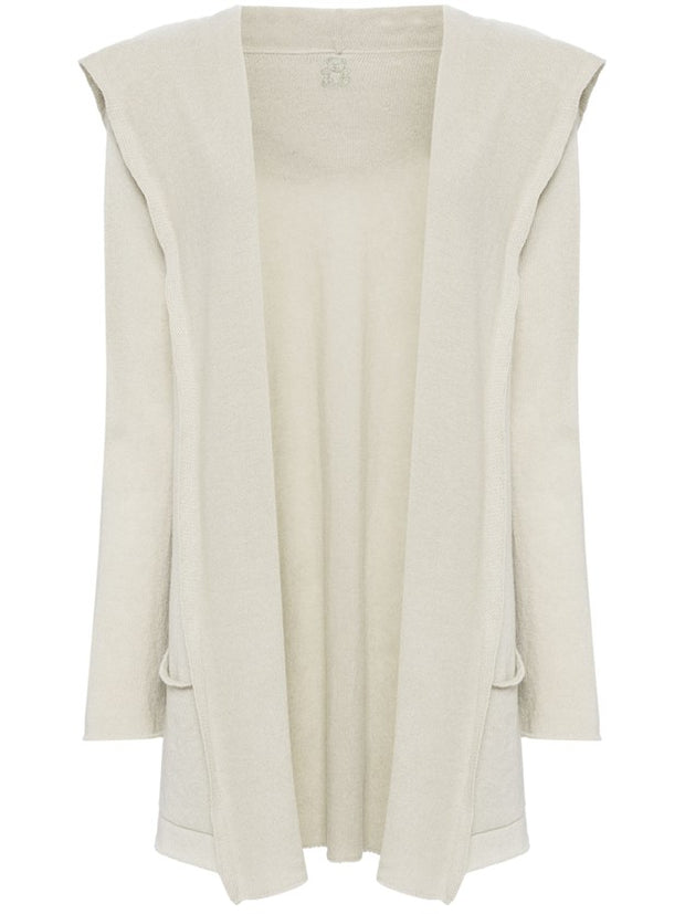 Napoli Lightweight Cashmere Cardigan - Lichen