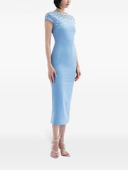 OSCAR DE LA RENTA - Crystal-Embellished Midi Dress