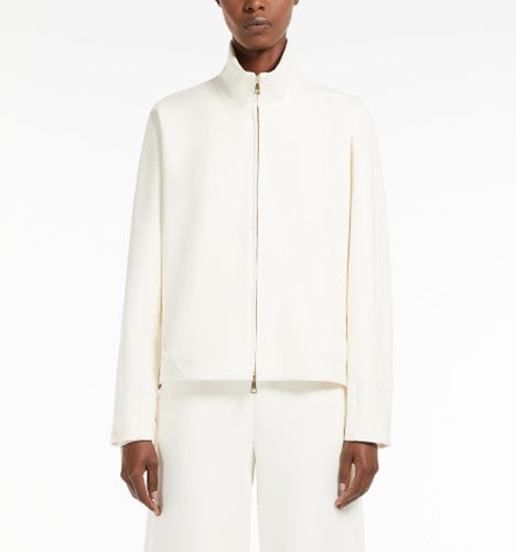 Max Mara - Plava White Jersey Sweatshirt