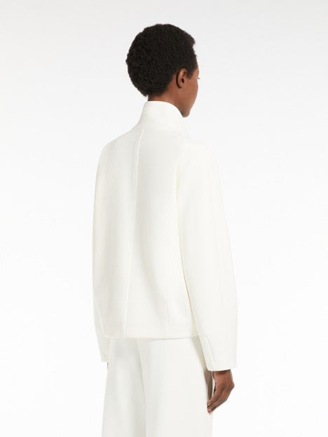 Max Mara - Plava White Jersey Sweatshirt