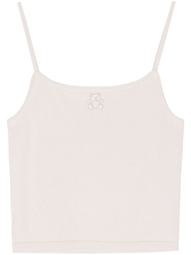 Rapallo Cashmere Tank Top - Snow Melt