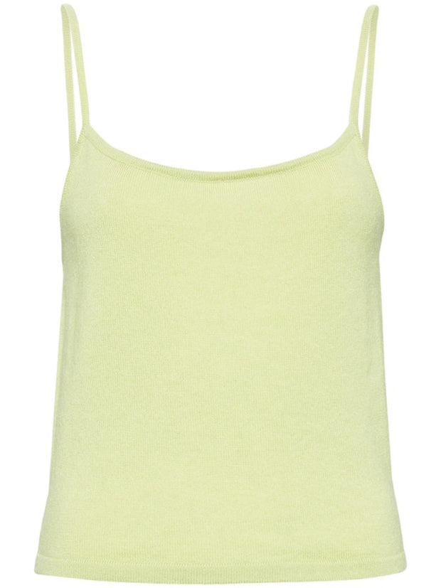 Rapallo Cashmere Tank Top - Asparagus