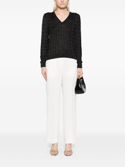 Ralph Lauren Collection - Cable-Knit Silk Jumper