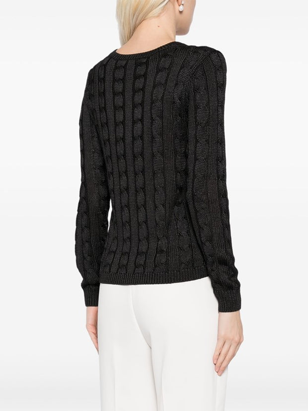 Ralph Lauren Collection - Cable-Knit Silk Jumper