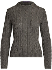 Ralph Lauren Collection - Cable-Knit Crew-Neck Jumper