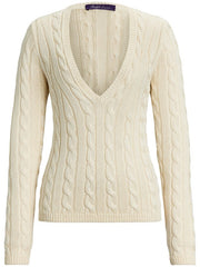 Ralph Lauren Collection - Cable-Knit Silk Jumper