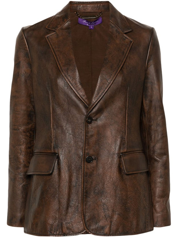 Ralph Lauren Collection - Tomasso Leather Blazer