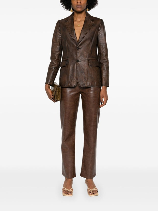 Ralph Lauren Collection - Tomasso Leather Blazer