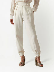 Ralph Lauren Collection - Viola High-Waisted Tailored Trousers