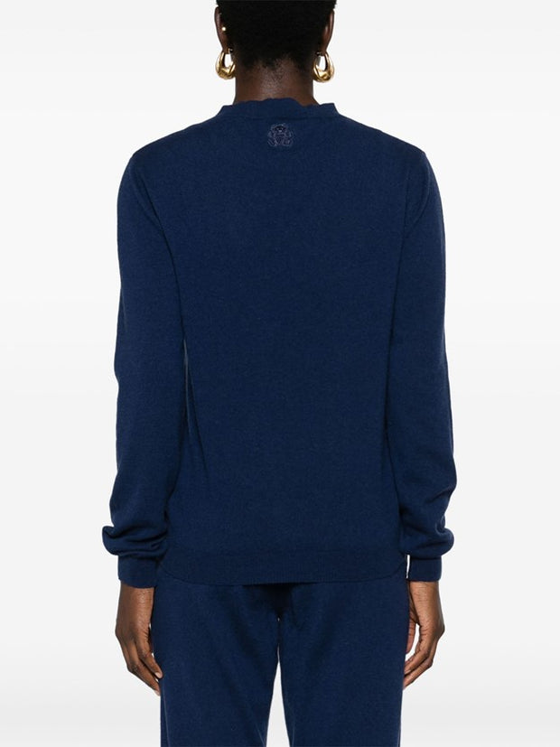 Roma Cashmere Jumper - Neptune