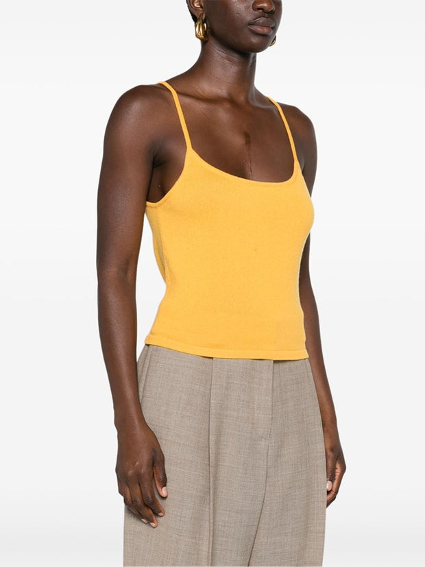 Rapallo Cashmere Tank Top - Nasturtium