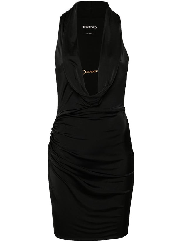 TOM FORD - Cowl-Neck Mini Dress