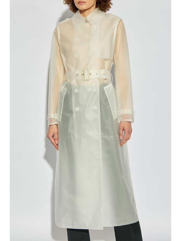 TOM FORD - Transparent Belted Trench Coat