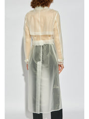 TOM FORD - Transparent Belted Trench Coat