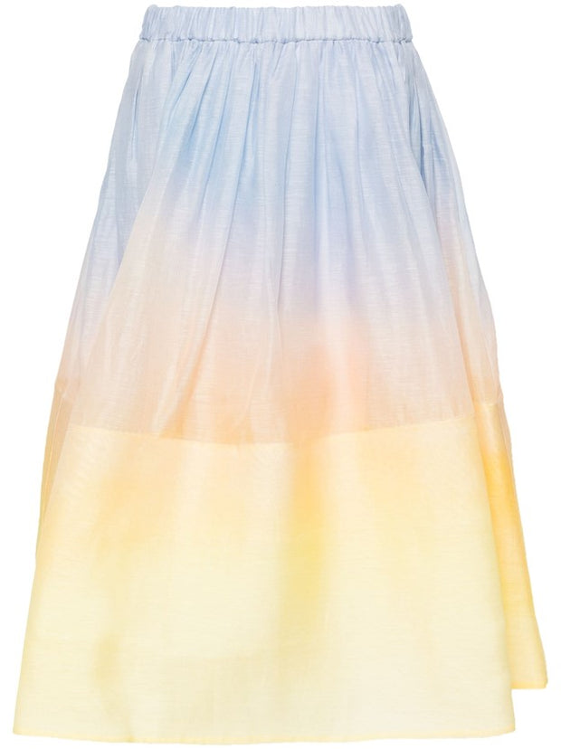 ZIMMERMANN - Ombré-Effect Midi Skirt