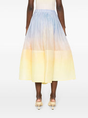 ZIMMERMANN - Ombré-Effect Midi Skirt