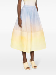 ZIMMERMANN - Ombré-Effect Midi Skirt