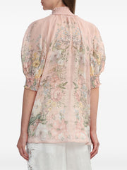 ZIMMERMANN - Waverly Floral-Print Ramie Blouse