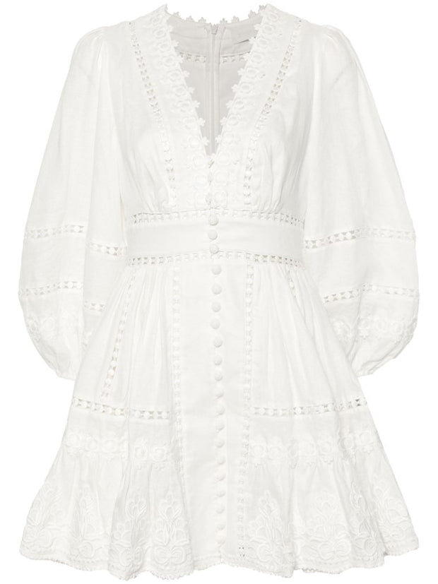 ZIMMERMANN - Pop Linen Mini Dress